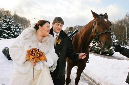 Русская зимняя свадьба