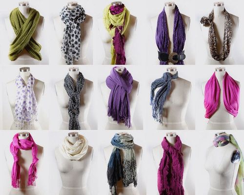 Модные шарфы