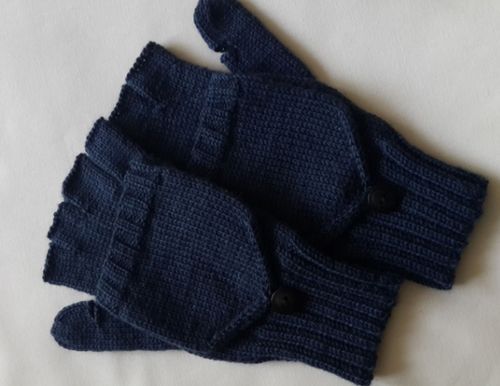 Зимние перчатки трансформеры без пальцев